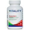 Vitality Products Power Iron+Organic Spirulina 60Days 60 VegiCaps