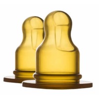 EcoViking Rubber Nipple 2-Pk Ortho (6+mth) 2 Pack