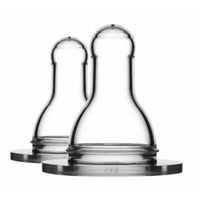EcoViking Silicone Nipple 2-Pk Round (0-3mth) 2 Pack
