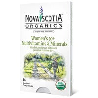 Nova Scotia Organics Women's 50+ Multis & Minerals 14 caplets