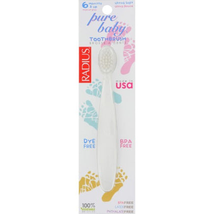 Radius Toothbrush, Pure Brush (6-18mo) 1 un