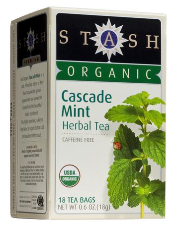 Sale Org Cascade Mint Herbal 18bg