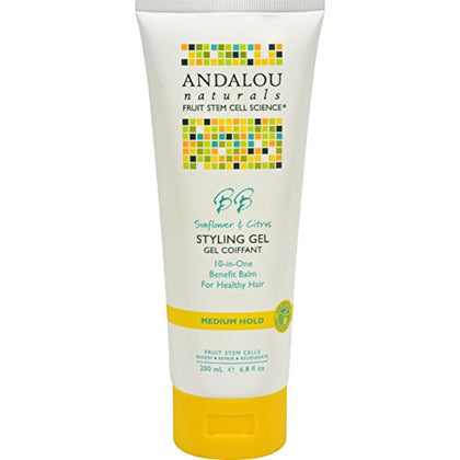 Andalou Naturals Sunflower Citrus Shine Styling Gel 200 ml
