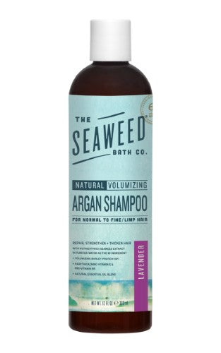 The Seaweed Bath Argan Shampoo Volumizing Lav. 354 ml