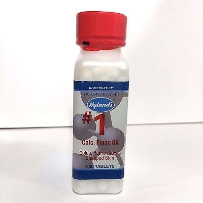 Hyland's Standard Homeopathic Calcarea Fluorica 6X Cell Salts 500 tabs