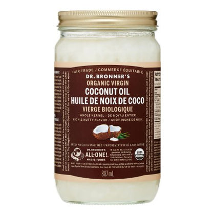 Dr. Bronner's Magic Soap Whole Kernel Virgin Coconut Oil 30 fl oz