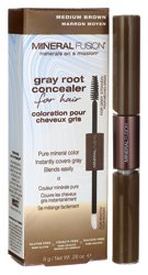 Mineral Fusion Gray Root Concealer - Medium Brown 8g