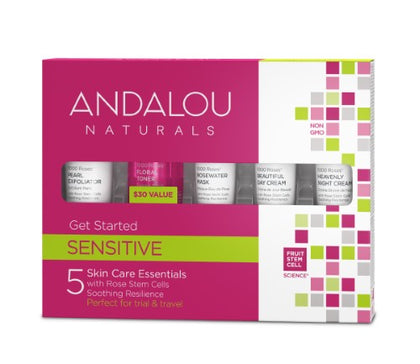 Andalou Naturals 1000 Roses Get Started Kit 5 pcs