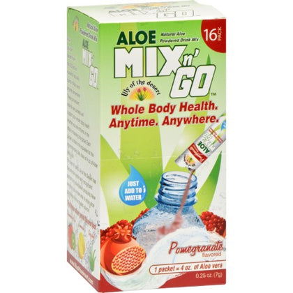 Sale Aloe Mix n'Go Pomgranate 16pk