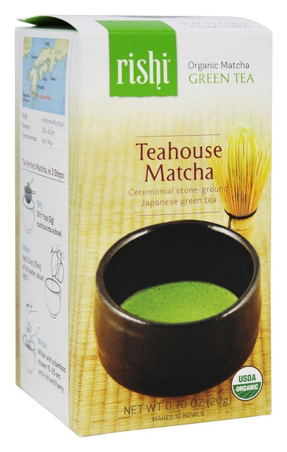 Rishi Tea Teahouse Matcha, 20g