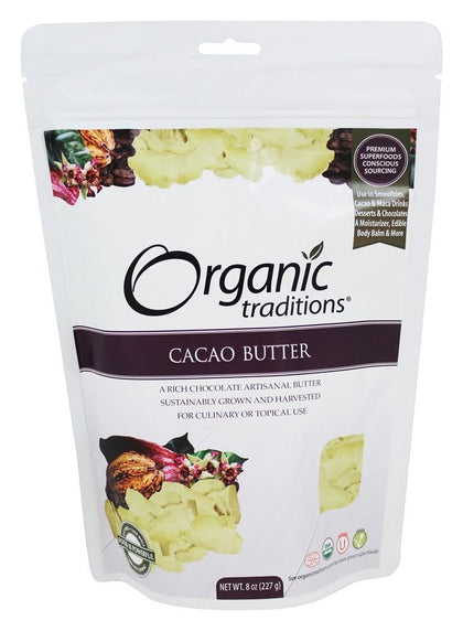 Organic Traditions Cacao Butter 227g
