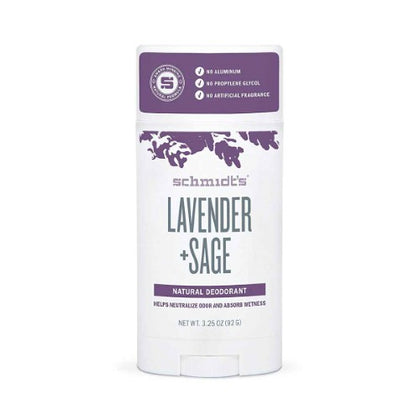 Schmidt’s Naturals Lavender + Sage Deodorant 3.25 oz.