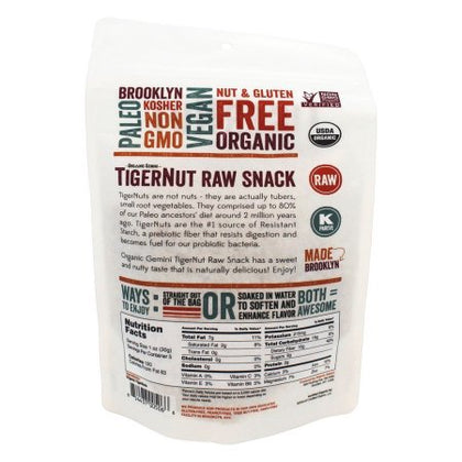 Organic Gemini TigerNut Raw Snack - Original 5oz