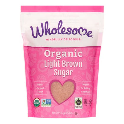 Sale Org Light Brown Sugar 680g