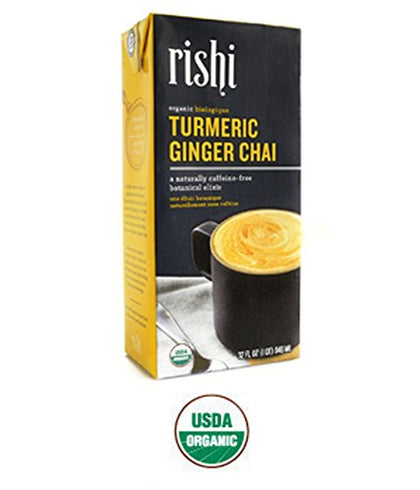 Rishi Tea Turmeric Ginger Chai, 12/Case