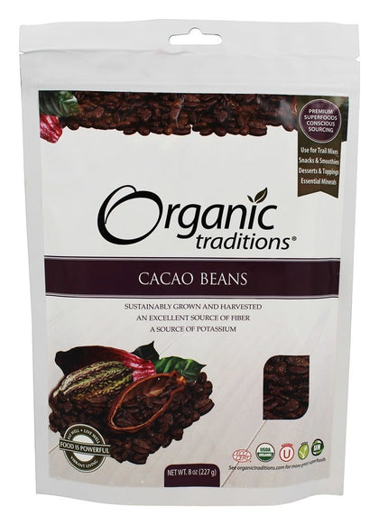 Organic Traditions Cacao Beans 227g