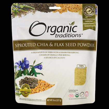 Organic Traditions Sprouted Chia/Flax 227g