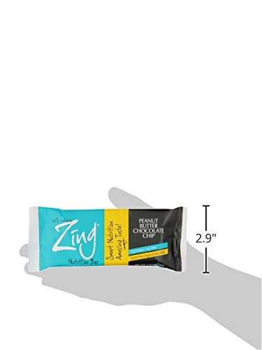 Zing Bars Peanut Butter Chocolate Chip 12 x 50g