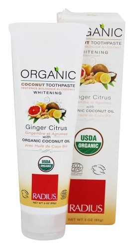 Radius USDA Organic Ging. Citrus Whitening 85 g