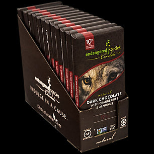 Endangered Species Chocolate Dk Choc. with Cranberry/Almond 12 x 85g