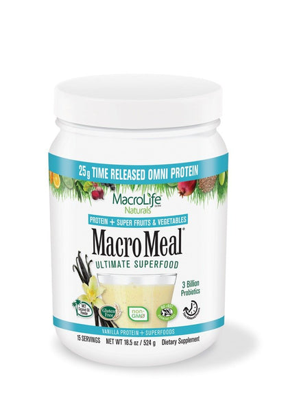 MacroLife Naturals MacroMeal Omni Vanilla 15 serving 601g
