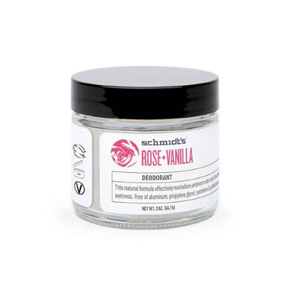 Schmidt’s Naturals Rose + Vanilla Deodorant 2 oz