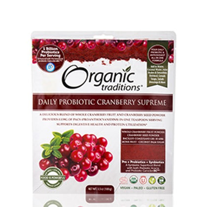 Organic Traditions Probiotic Cranberry Supreme 60g