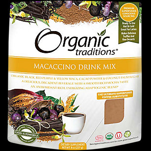 Organic Traditions Macaccino Drink Mix 227g