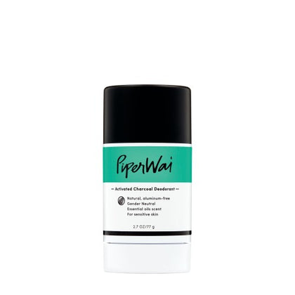 PiperWai Activated Charcoal Deodorant-Stick 2.7oz
