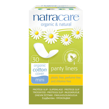 Natracare Mini Panty Liners 30 pc