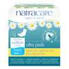 Natracare Ultra Pads W/Wings Super 12 count