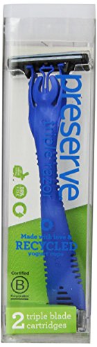 Preserve by Recycline Triple Blade Razor 2 cartridges 1