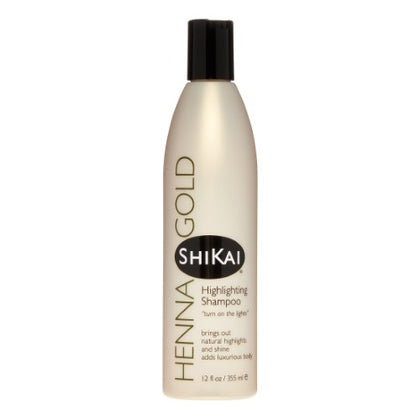 Shikai Henna Gold Highlighting Shampoo 12 oz