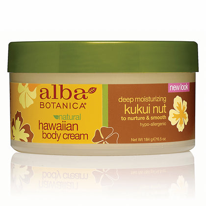 Alba Botanica Moisturizing Kukui Nut Body Cream 184 g