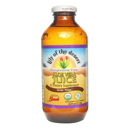 Lily Of The Desert Aloe Vera Juice Inner Fillet 16oz/473ml