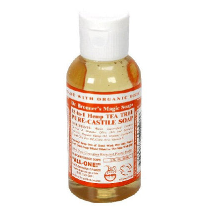Dr. Bronner's Magic Soap Tea Tree Pure-Castile Liquid Soap 2oz / 59ml