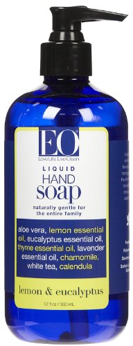 EO Products Liquid Hand Soap Lemon & Eucalyptus 355 ml
