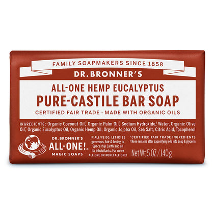 Dr. Bronner's Magic Soap Eucalyptus Bar Soap 140 g