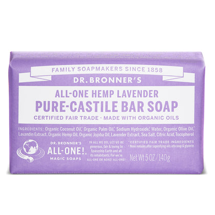 Dr. Bronner's Magic Soap Lavender Bar Soap 140 g