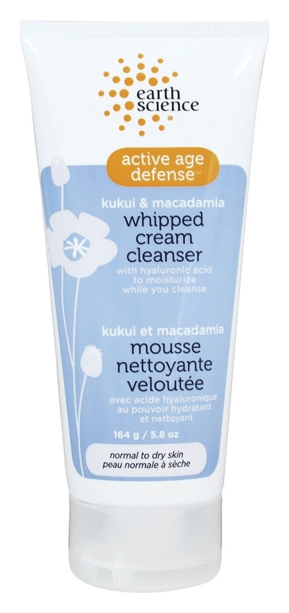 Earth Science Active Age Defense Whip Crm Clnsr 170 ml