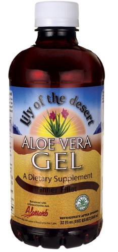 Lily Of The Desert Aloe Vera Gel - BPA Free Plastic 16oz/473ml