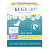Natracare Ultra Pads W/Wings Long 10 count