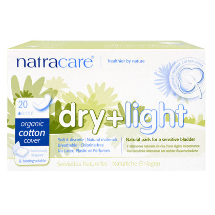 Natracare Dry & Light SLIM 20 individually wrapped