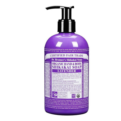Dr. Bronner's Magic Soap Lavender Sugar Pump Soaps Soap 12oz / 355ml