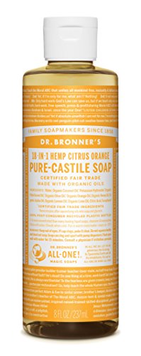 Dr. Bronner's Magic Soap Citrus Pure-Castile Liquid Soap 8oz / 237 ml