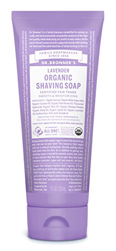 Dr. Bronner's Magic Soap Lavender Shaving Gel 207ml