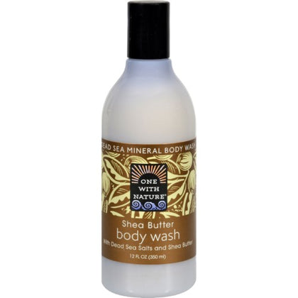 One With Nature Shea Body Wash 350ml