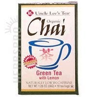 Uncle Lee's Tea Organic Green Tea Lemon Chai 18 bags