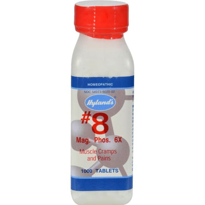 Hyland's Standard Homeopathic Magnesia Phosphorica 6X Cell Salts 1000 tabs