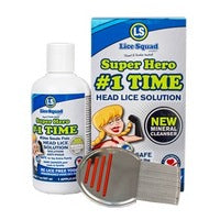 Lice Squad #1TIME Head Lice Solution 7oz